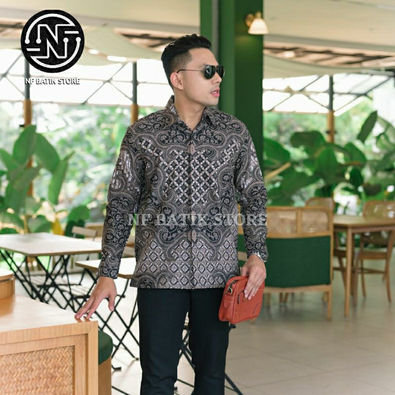 Kuncoro Kemeja batik solo / Full furing / Kemeja batik pria / Batik kondangan / Batik sragenan / Bat