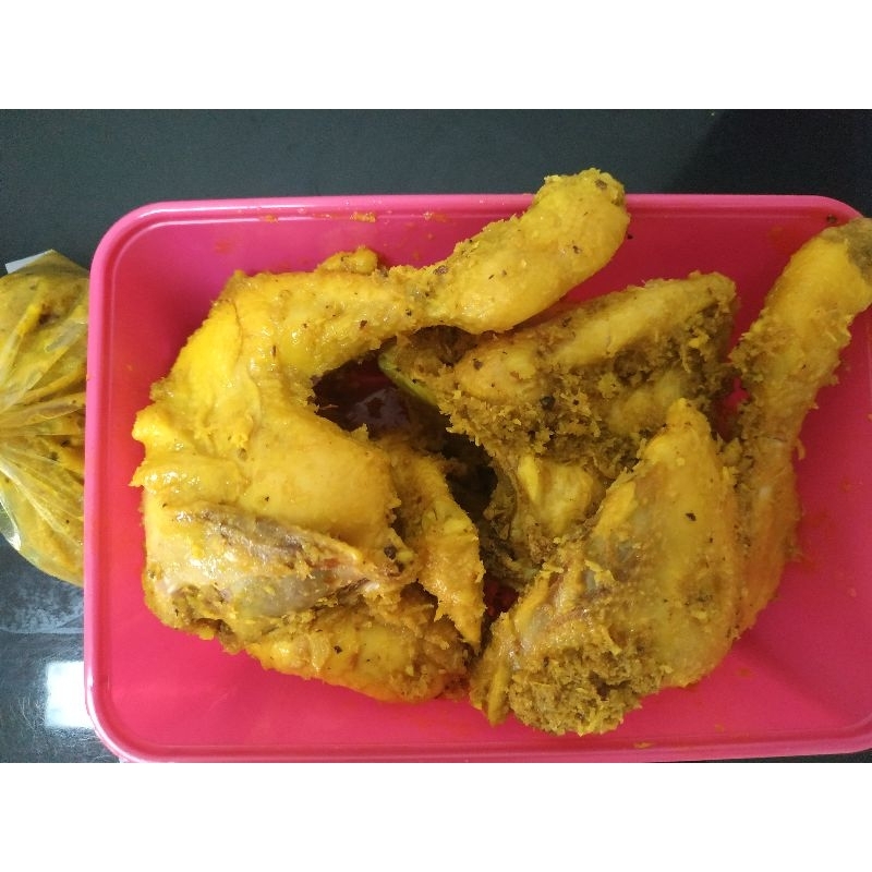 

Ayam ungkep kuning (negeri) seekor potong 4