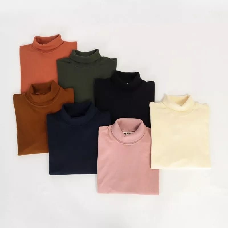 [TERBARU ] TURTLENECK/Krah tinggi Premium Pria dan Wanita Warna Hitam, putih,maroon,tosca,coral,ungu,merah,abu abu, darkgrey/abu tua, krem/cream,peach,pink,navy,Salem,hijau botol,Lilac,biru.bludru,beludru