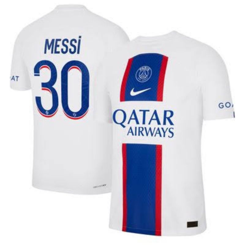 Jersey Kaos Bola Anak Leo Messi PSG Away Terbaru 2023