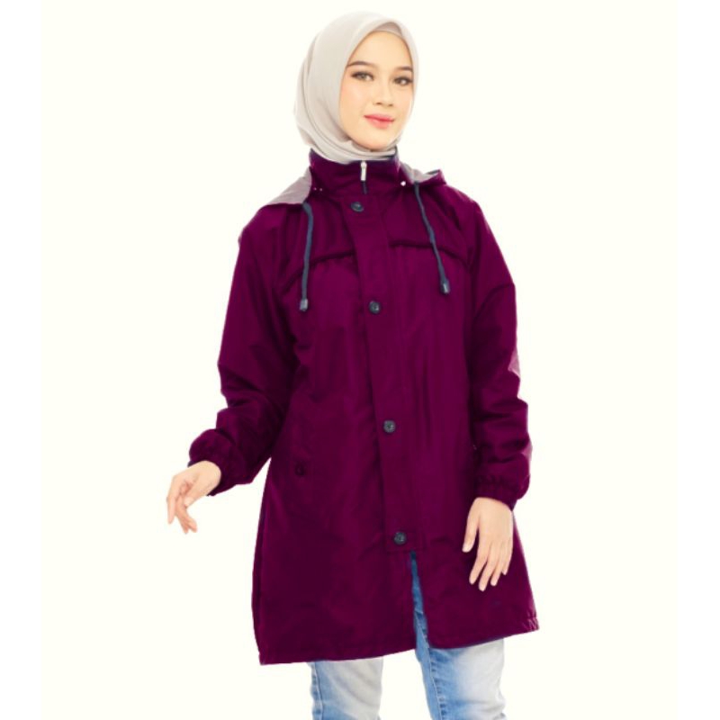 ANAPHA jaket parka syari muslimah jaket hijab hijabers jaket parka wanita panjang jacket hijaber syari