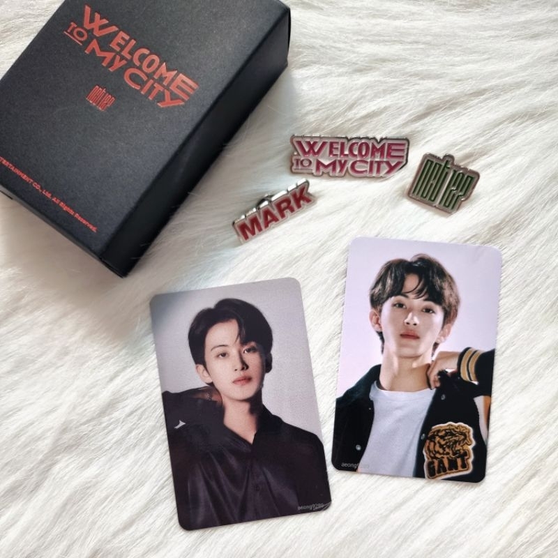 NCT 127 Mark Metal Badge WTMC + LD WTMC Welcome to my city pc