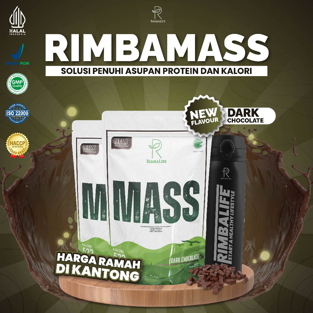 Paket Rimba Mass 4 lbs (2 x 2 lbs) / Rimbalife Mass Gainer