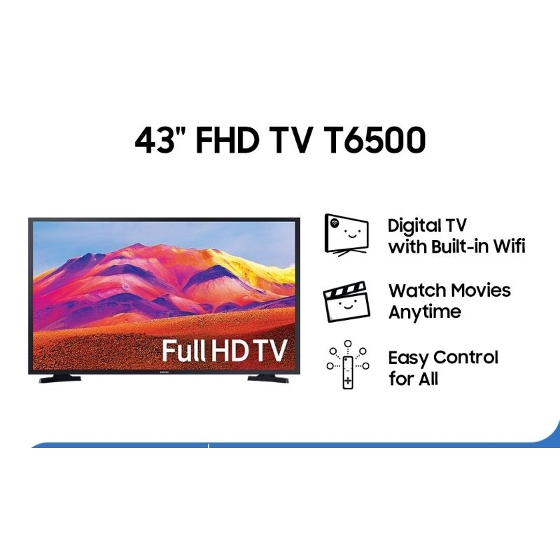 TV LED SAMSUNG 43" SMART TV/43T6500