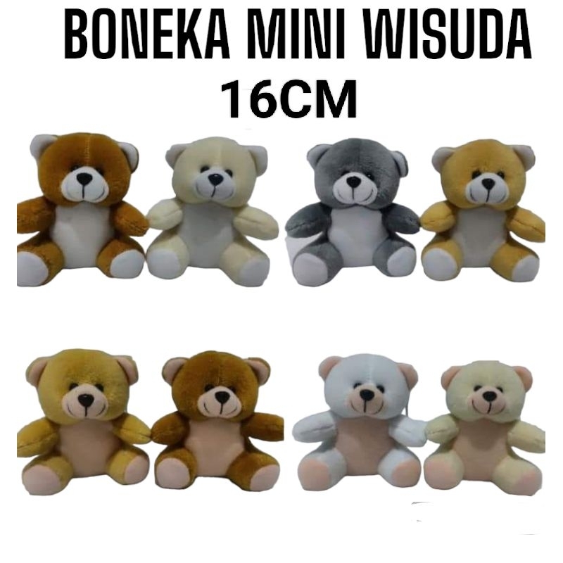 BONEKA MINI WISUDA 16CM LUCU