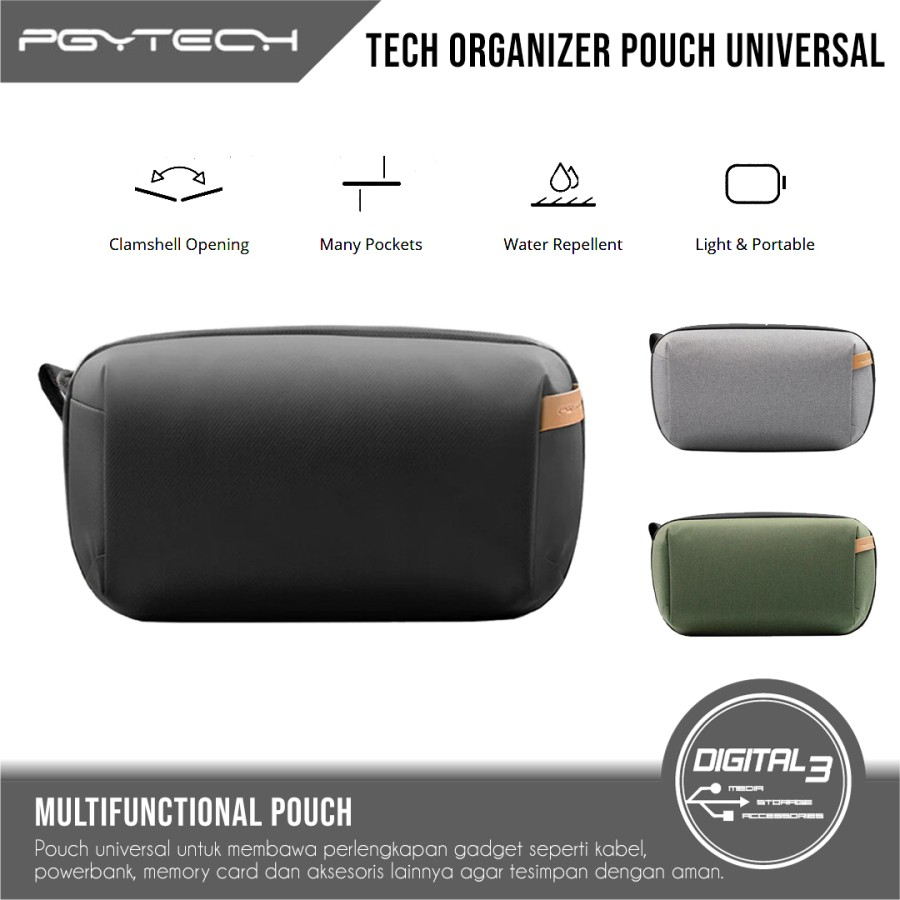 PGYTECH Tech Organizer Pouch Bag Universal Multifungsi Tas Mini HP PB
