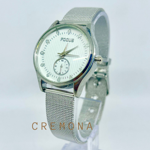 BISA COD! Jam Tangan Cewek Focus Rantai Pasir Bulat Fashion Termurah Mewah Berkualitas Elegan BONUS BATERAI CADANGAN!