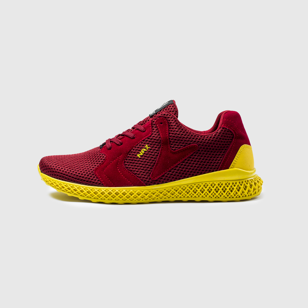 DALVIN MAROON - KING012 - Sepatu Sneakers Pria Original - Sepatu Pria Sneakers - Sepatu Pria Keren - Sepatu Pria Casual - Sneaker Cowok