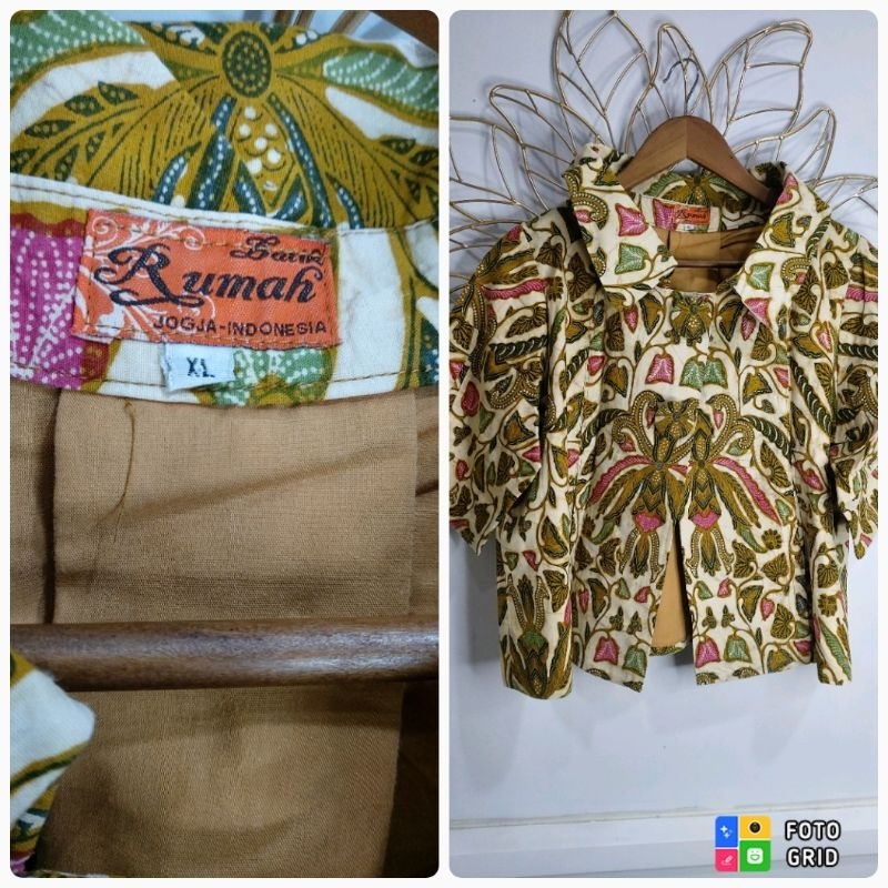 preloved Blazer Batik rumah jogja