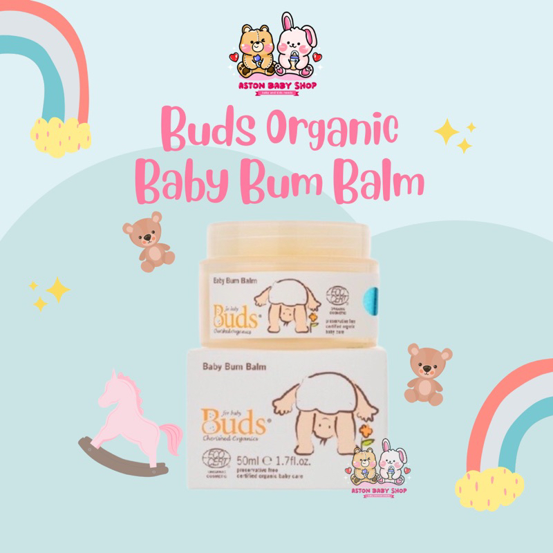 Buds Organic Baby Bum Balm Buds Bum Balm Krim Ruam Popok Organik