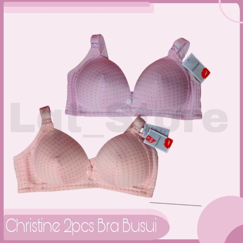 Christine 2pcs Bra Busui / Christine Bra menyusui