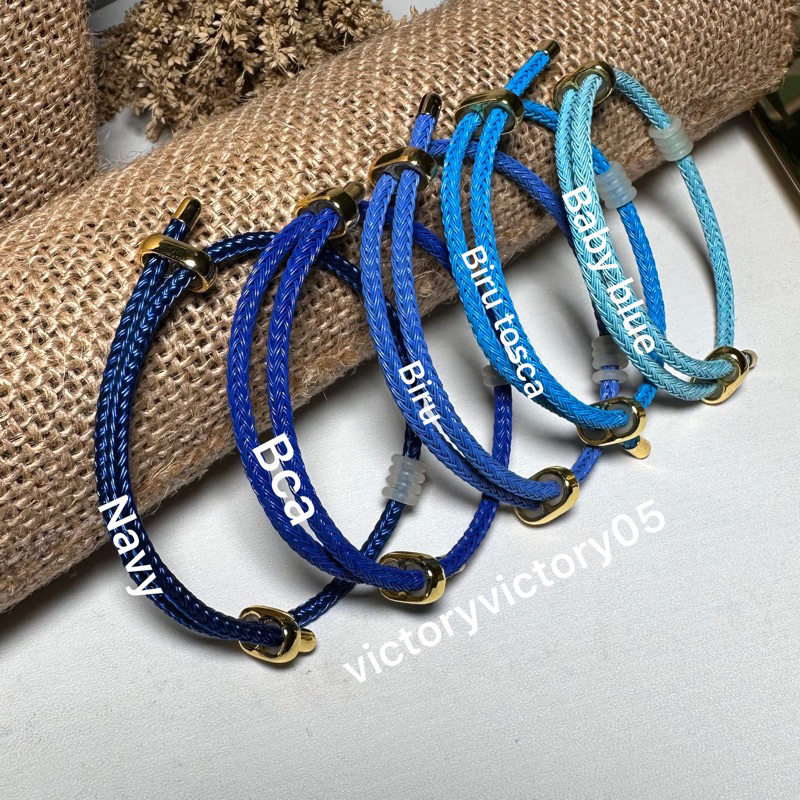 gelang tali kawat anti air gelang emas bisa reques ukuran bayi anak dewasa