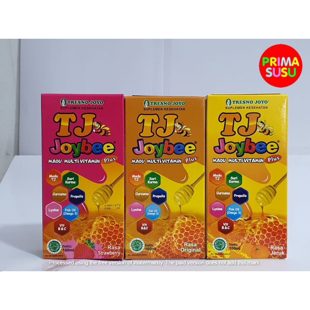 TJ MADU Joybee 100ml Strawberry, Jeruk , Original
