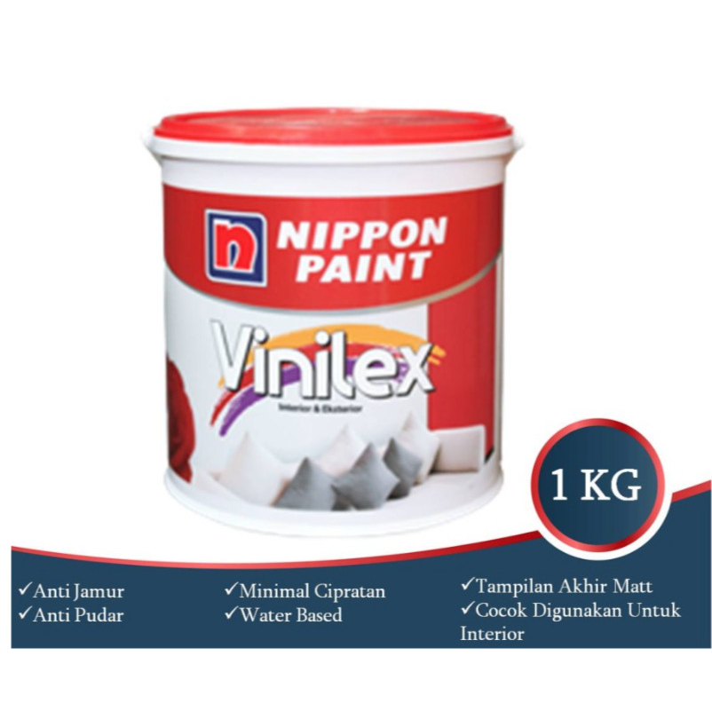 Cat Tembok VINILEX CAP KEMBANG 5000 1 KG Ready TINTING | NIPPON PAINT Kiloan