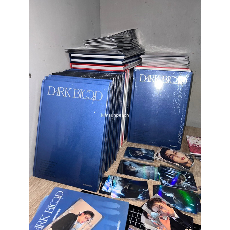 READYSTOCK Album Enhypen Dark Blood STANDARD ENGENE VER FULL HALF NEW JUNGWON HEESEUNG JAY JAKE SUNG