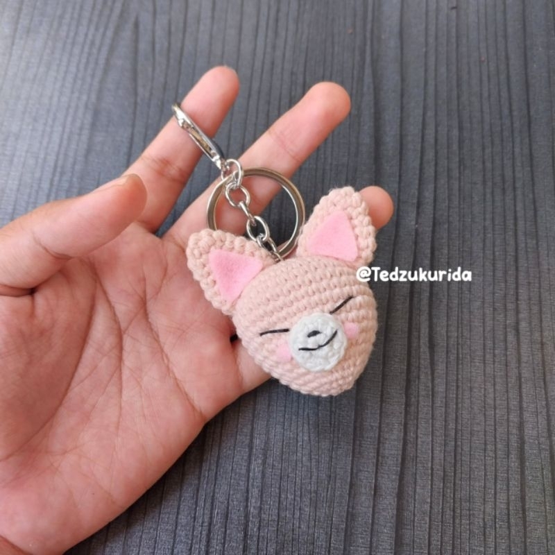 Amigurumi FoxI.ny SKZOO STRAY KIDS keychain