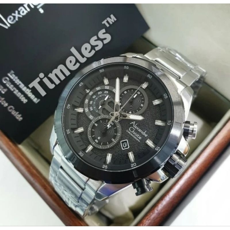 Jam Tangan Pria Original Alexandre Christie AC6508MC