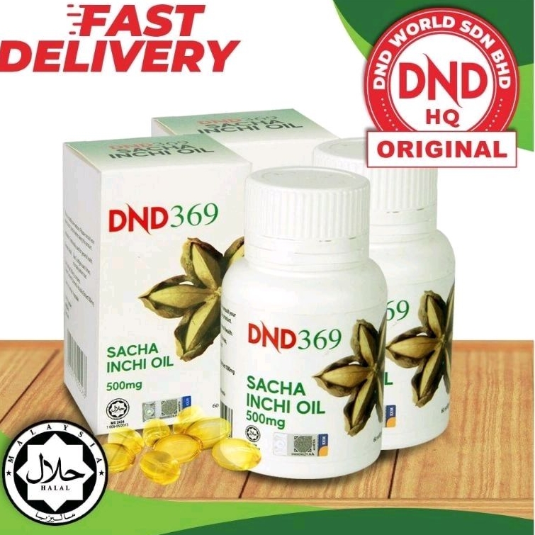 DND 369 Sacha Inchi Oil 500mg softgel 60s (Dr Noordin Darus) HALAL