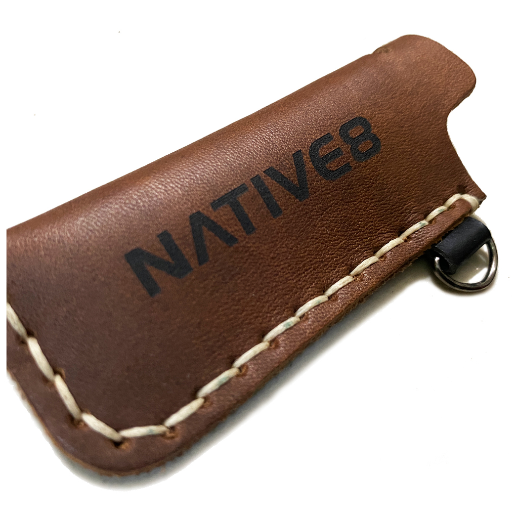 SARUNG KOREK KULIT 100% ASLI / CASE KOREK NATIVE8