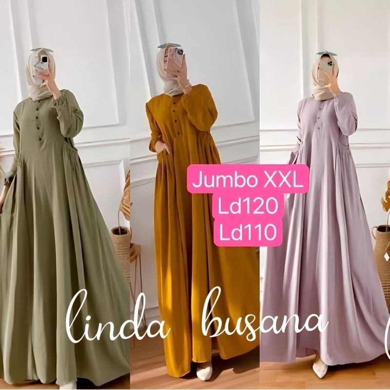 Gamis Chika Nabtik Crinkle Airflow Premium