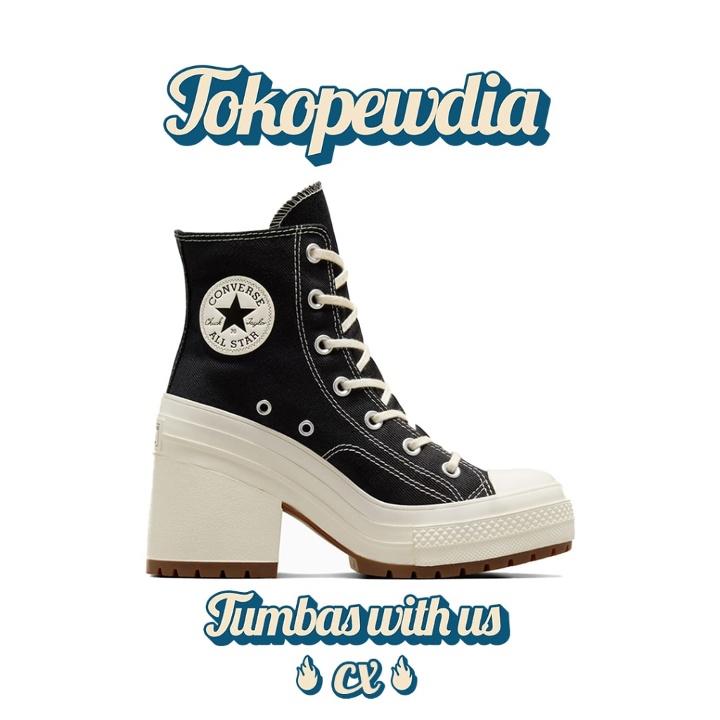 Converse Chuck 70 De Luxe Heel Black
