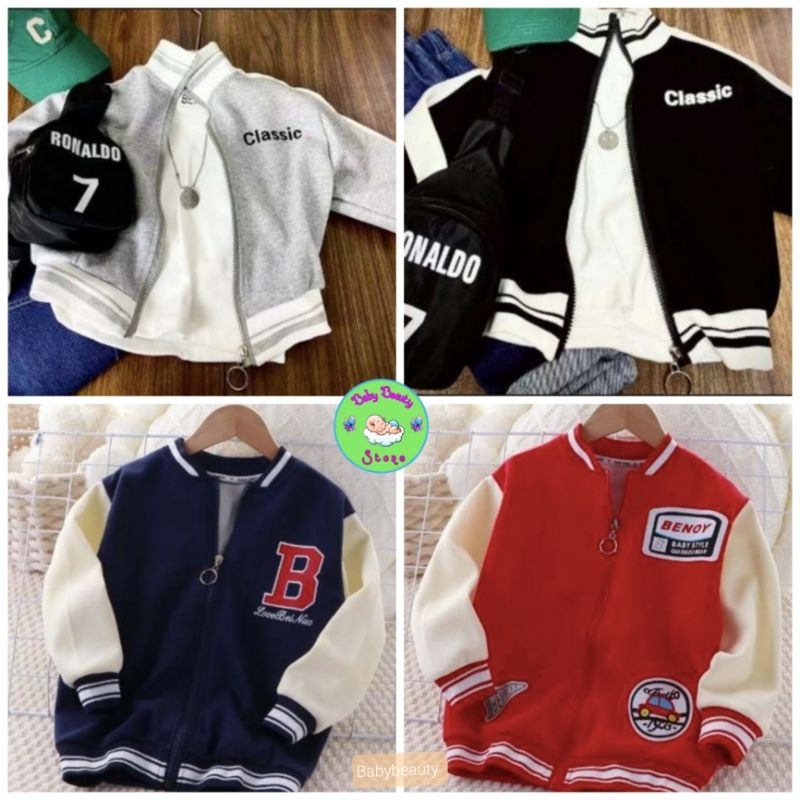 Jaket anak bayi laki laki perempuan Import premium import/cardigan anak bayi cowok cewek ala korea