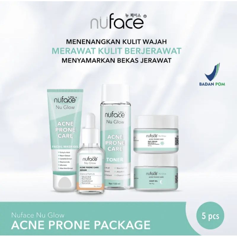 NU FACE GLOW SKINCARE PAKET 5IN1