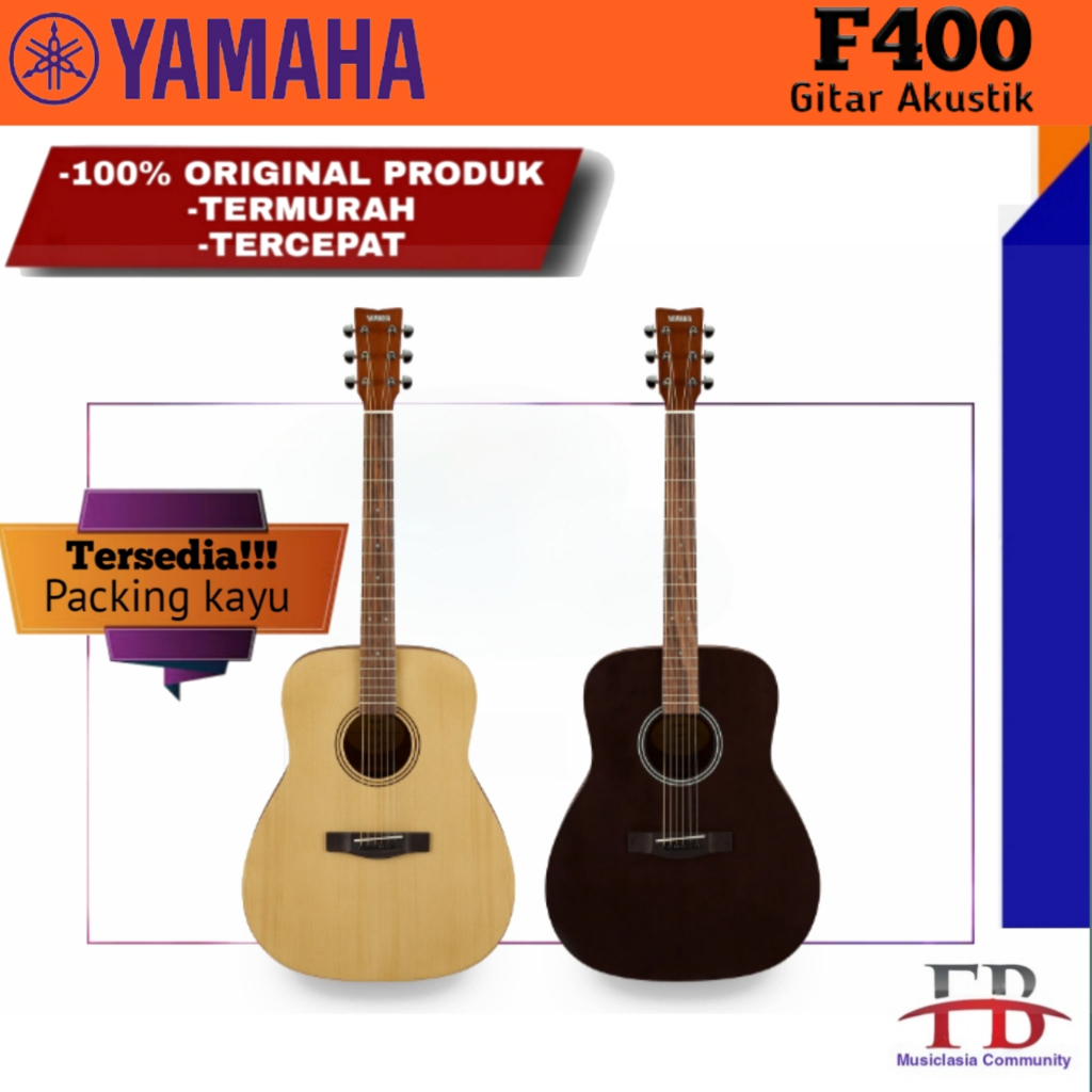Yamaha F400 Gitar Akustik / F 400 Acoustic Guitar Original