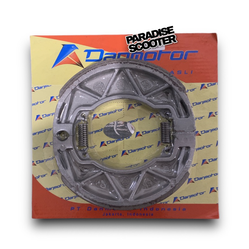 kampas rem belakang vespa matic sprint primavera super iget ring 12