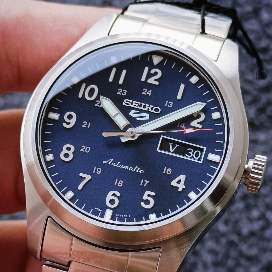 Seiko 5 Sports SRPG29K1 Field Blue Dial - Jam Tangan Pria SRPG29