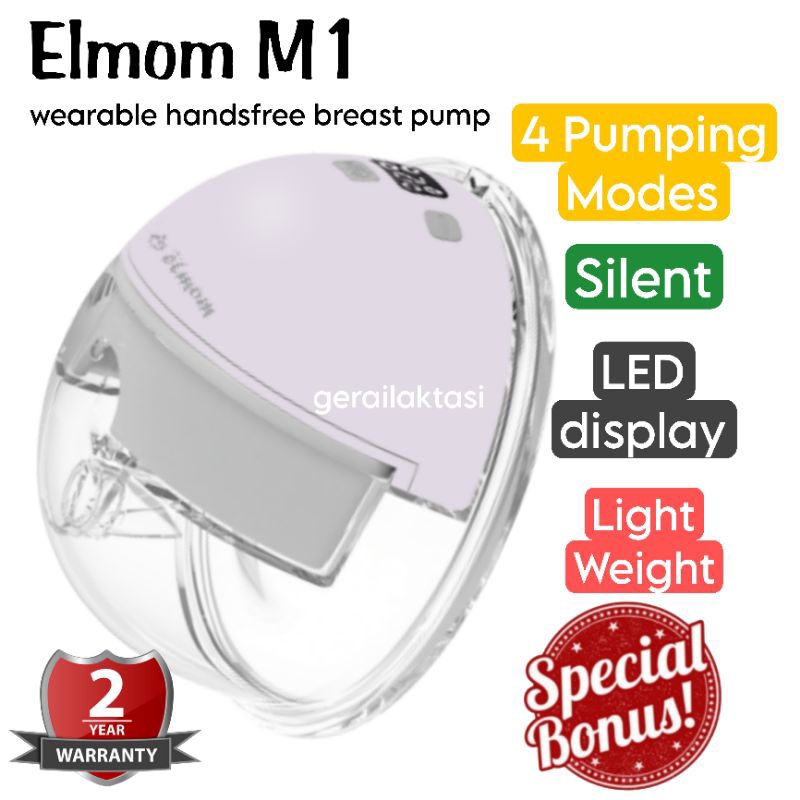 Elmom M1 Wearable Handsfree Electric Breast Pump