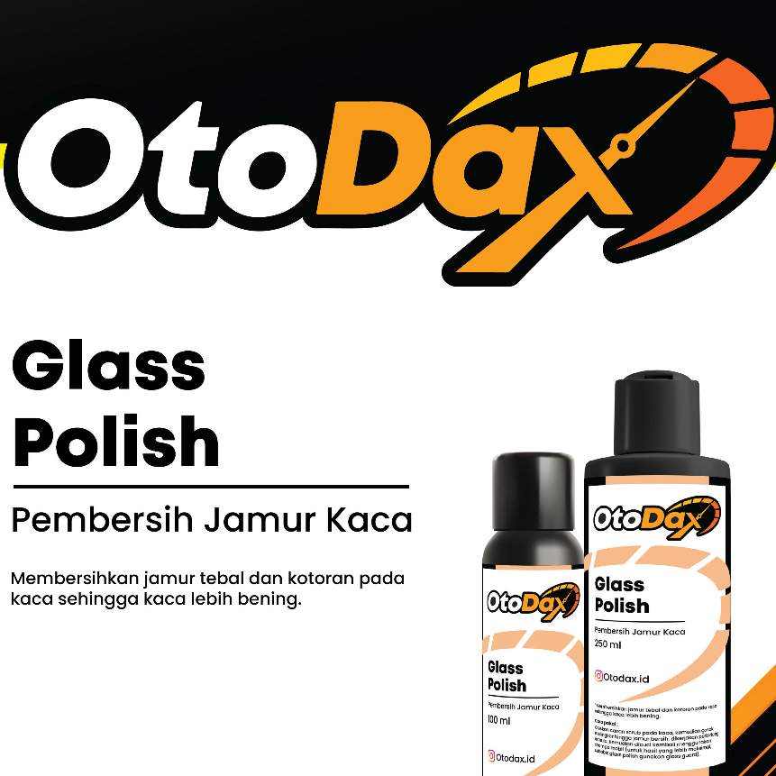 OtoDax Glass polish - Pembersih Jamur kaca / kerak jamur kaca / Poles kaca mobil /scrub kaca mobil 2
