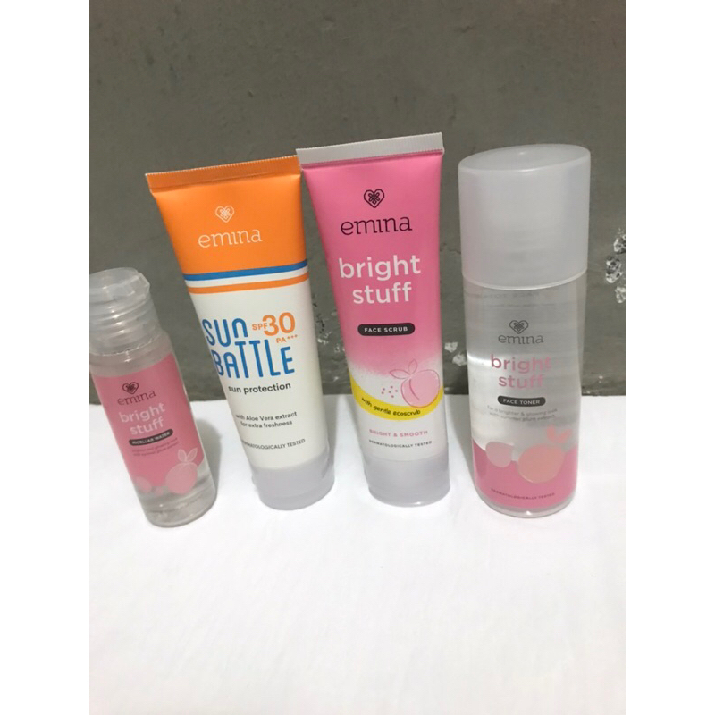 4 pcs produk emina (paket emina)