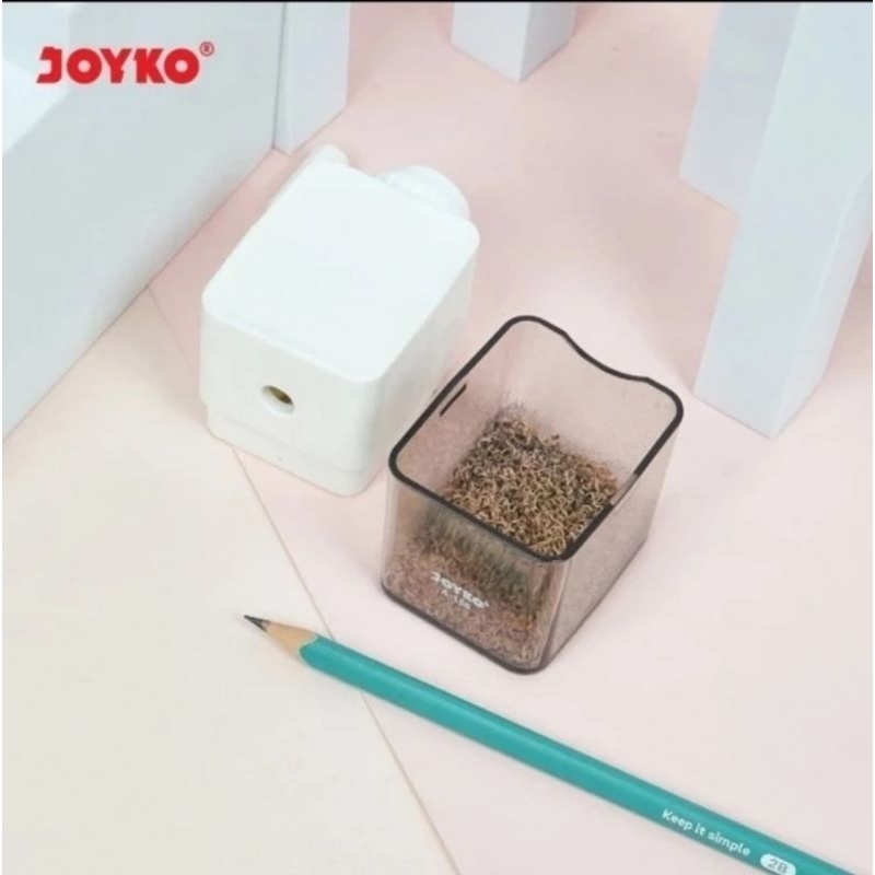 Sharpener Anti Slip JOYKO A156  Serutan Putar / Rautan Pensil A 156