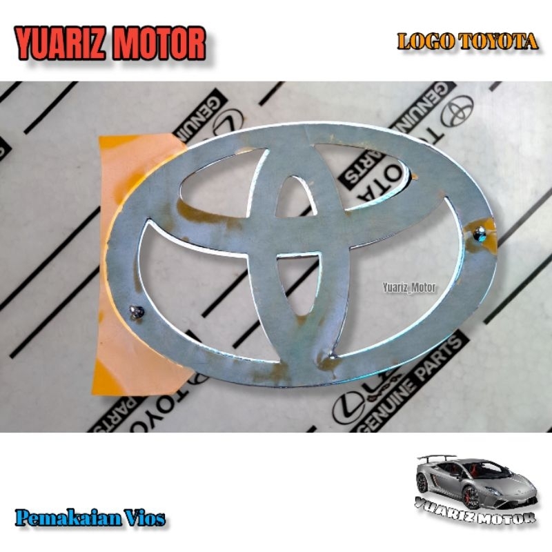 BEST SELLER Logo Grill Depan Toyota Vios Original/Emblem Logo Bagasi Belakang Vios Original