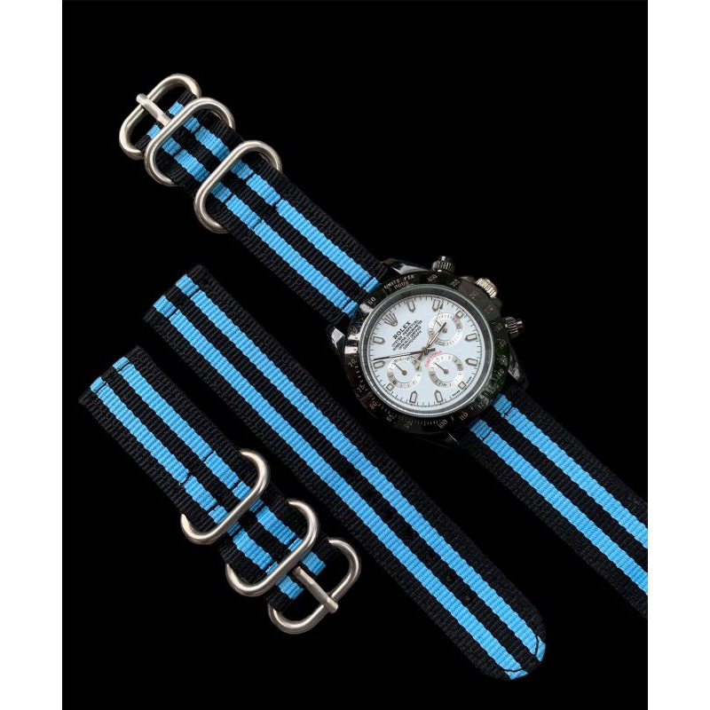 Strap tali jam tangan kanvas nato kombisani cakep 20mm