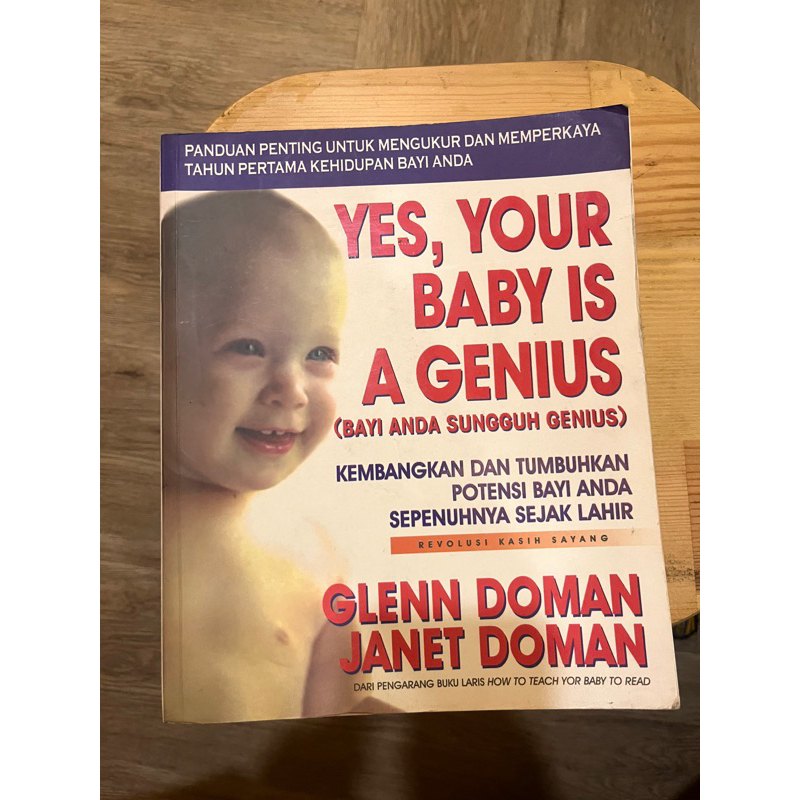 preloved buku glenn doman, yes, your baby is a genius