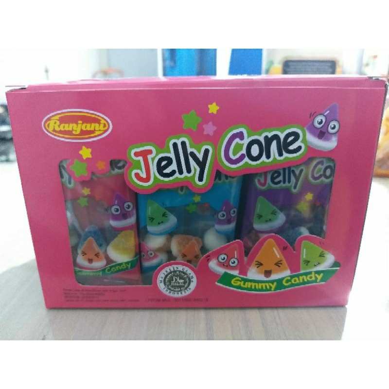 permen jelly cone