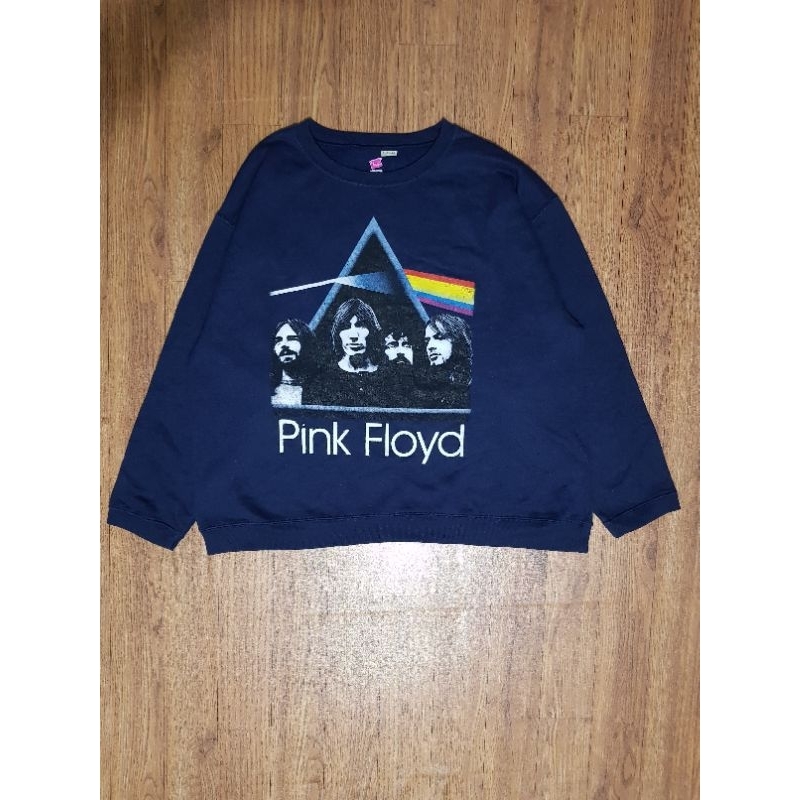 crewneck pinkfloyd tag hanes