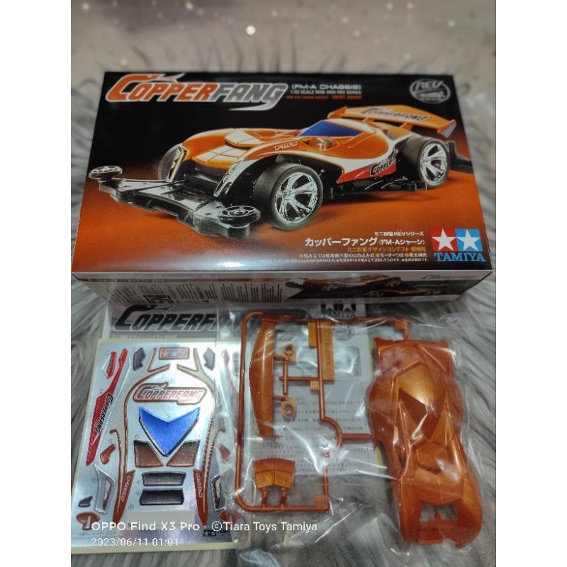 Tamiya 18715 Bodi Body Copperfang + Decal + Dus Manual Box