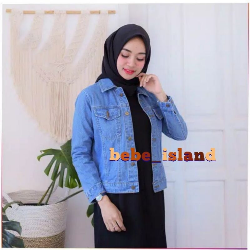 JAKET JEANS WANITA // JAKET BIONDY CEWEK PREMIUM