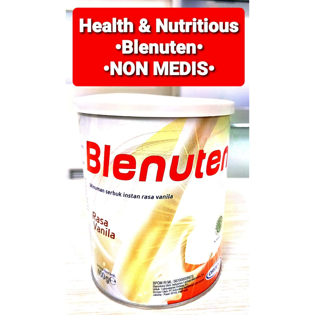 

BLENUTEN 800 GRAM BLENUTEN VANILA