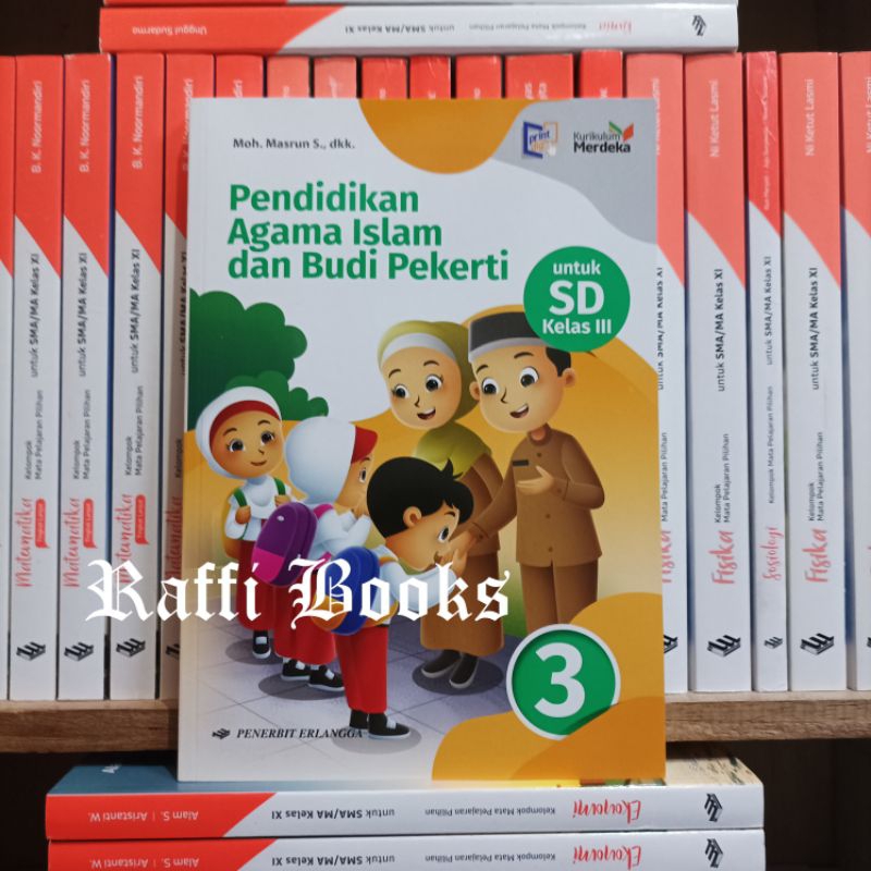 Buku Pendidikan Agama Islam Kelas 3 SD/Mi Erlangga Kurikulum Merdeka