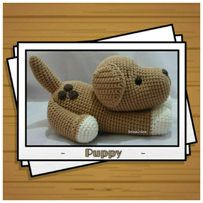 PUPPY Amigurumi // boneka rajut // boneka anak anjing