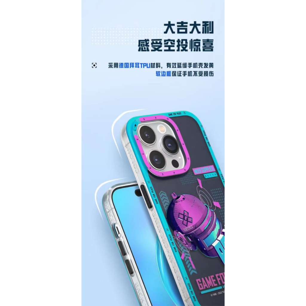 Promo IPHONE 14 PRO MAX / 14 PRO / PLUS / 14 CASE ROCKSPACE X WITH MAGSAFE - BLUE IPHONE 14 Berkuali