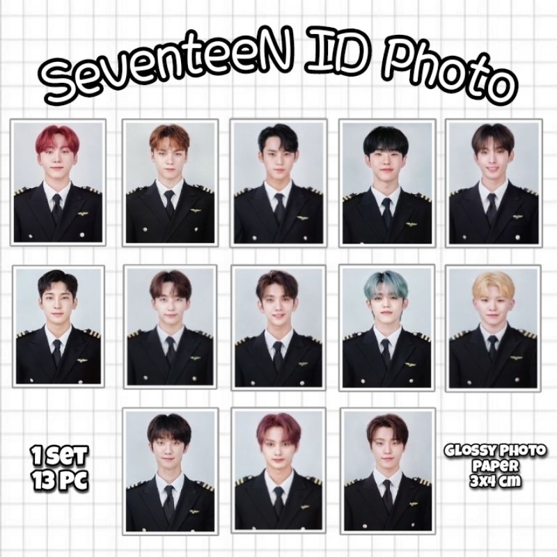 Seventeen Pilot Pas Foto ID Photo 1 set