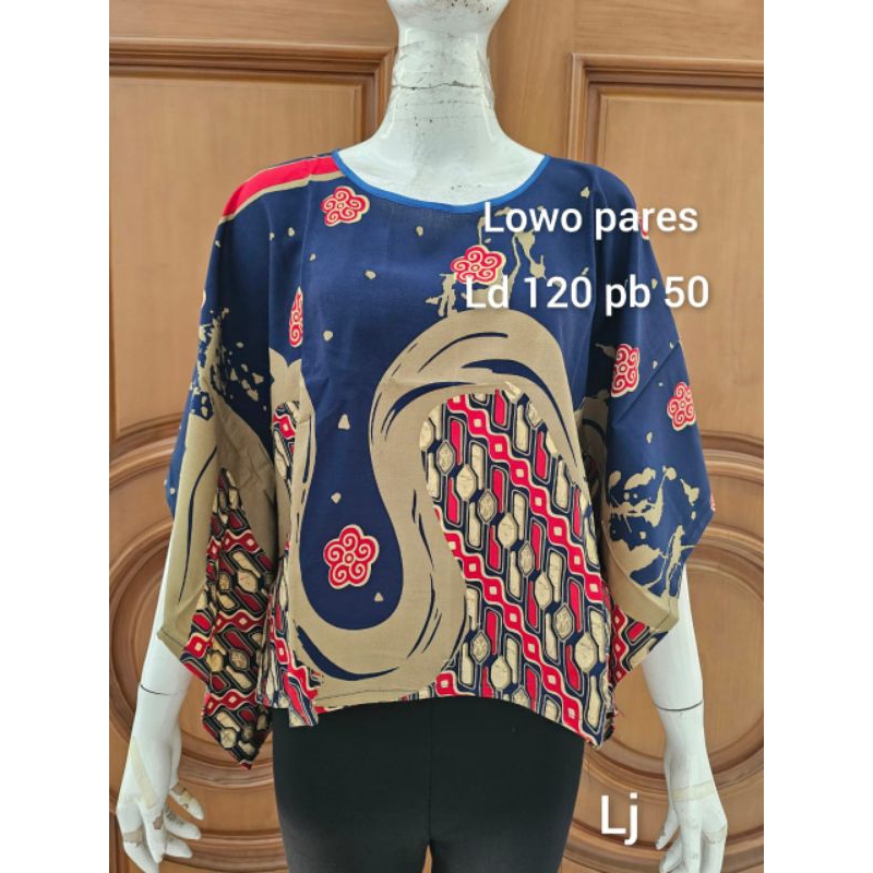 Blus parisa #3 matt katun paris batik solo atasan modern