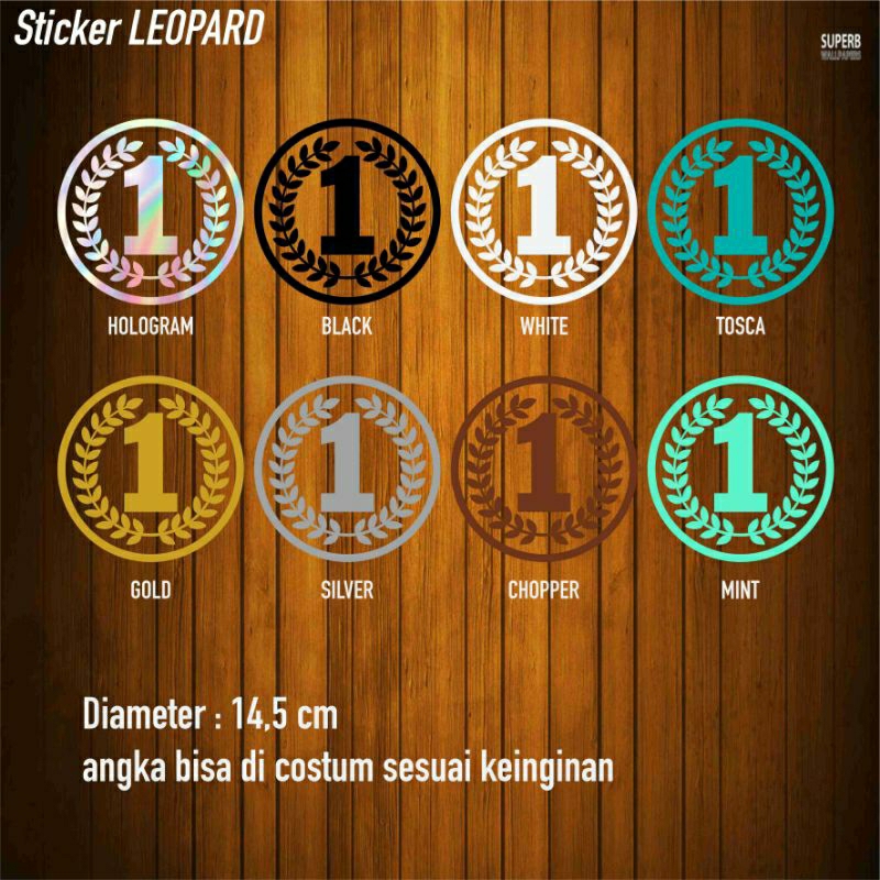 sticker helm Leopard kyt njs rsv