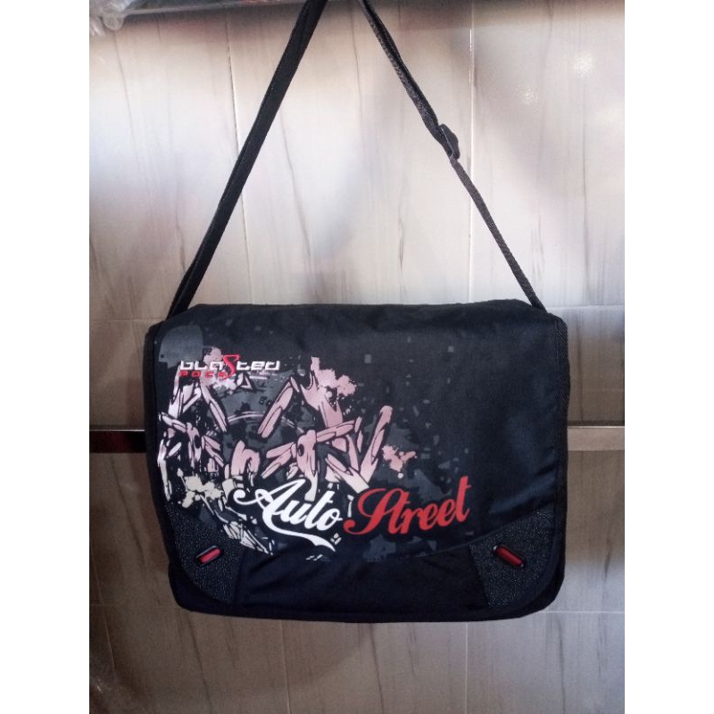 tas selempang Blasted black tas unisex tas selempang kuliah