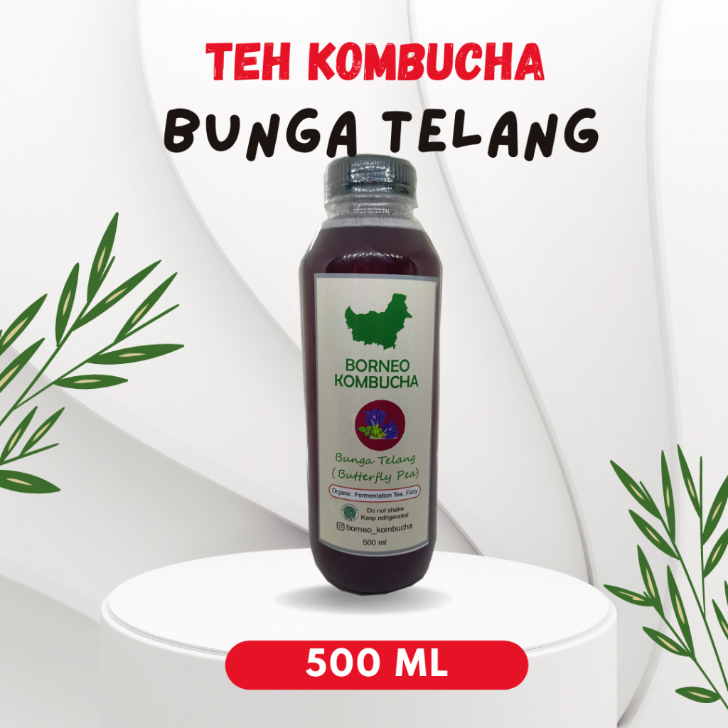 

BORNEO KOMBUCHA BUNGA TELANG ORGANIK 500 mL